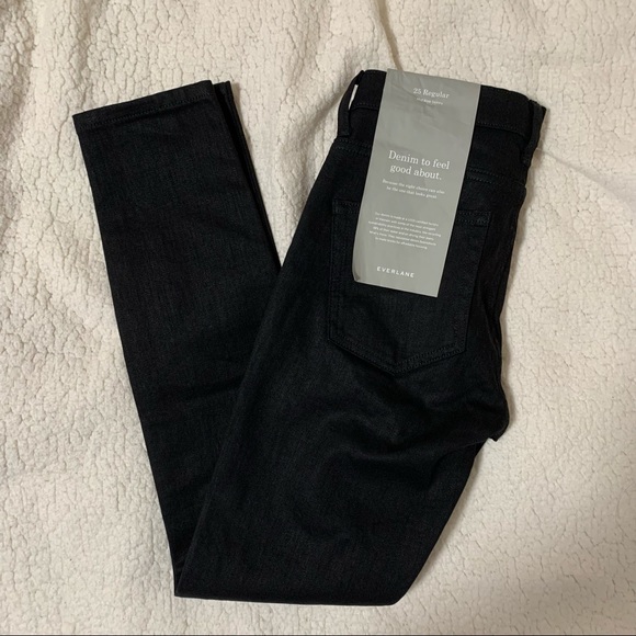 NWT Everlane Mid-Rise Black Jeans - Size 25 - Picture 12 of 13